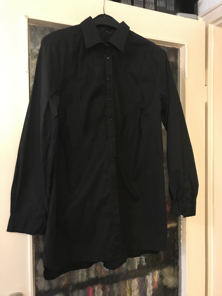  Bluse Langarm schwarz Grösse 40/42 Baumwolle/Elasthan - ungetragen