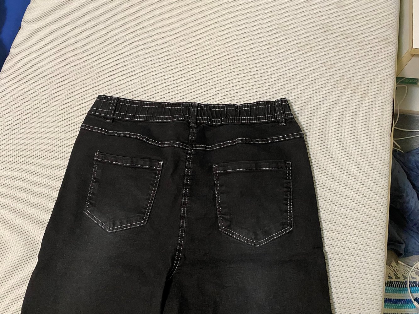 Schlupfjeans schwarz, Größe 46, 7/8el Länge, Neu und ungetragen