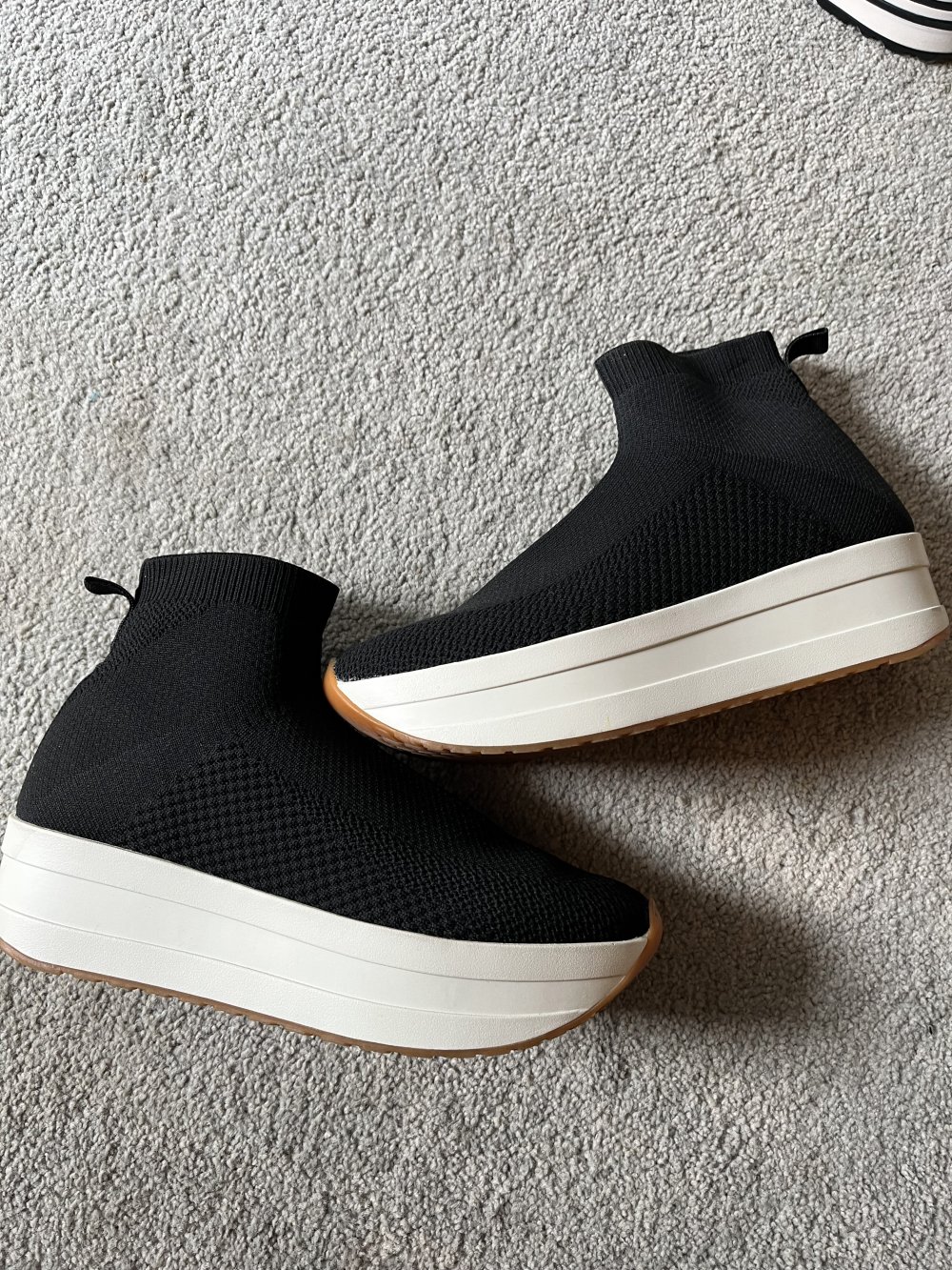 Schlupf Stiefeletten Plateau (von Vagabond), schwarz, Größe 37 – nur 1, 2 x getragen