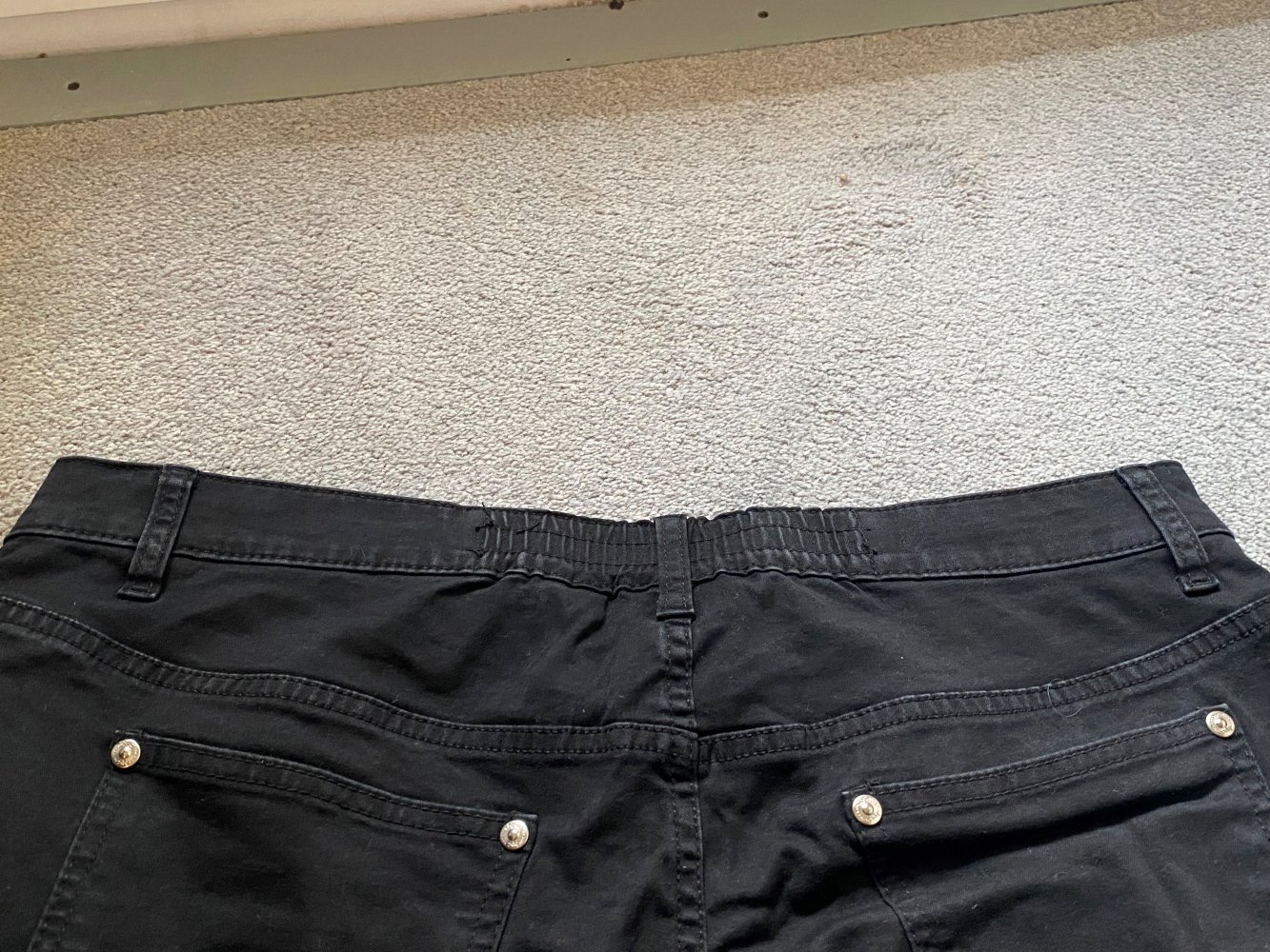 Stretch Jeans schwarz Größe 46 bonprix collection – neu und ungetragen