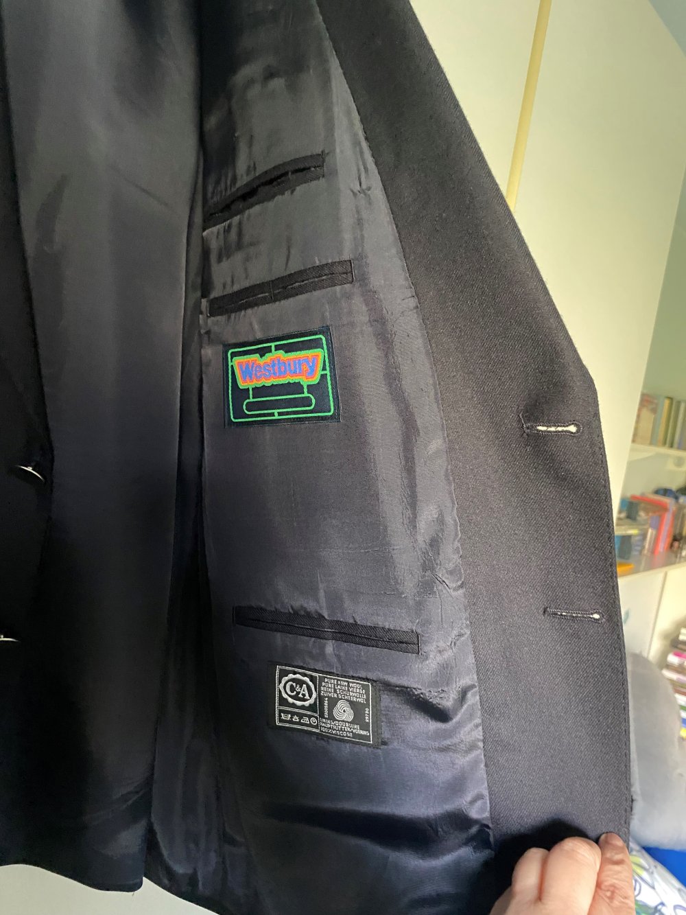 Herren Jacket/Blazer dunkelblau Größe 28/XXL - 1a Zustand, selten getragen