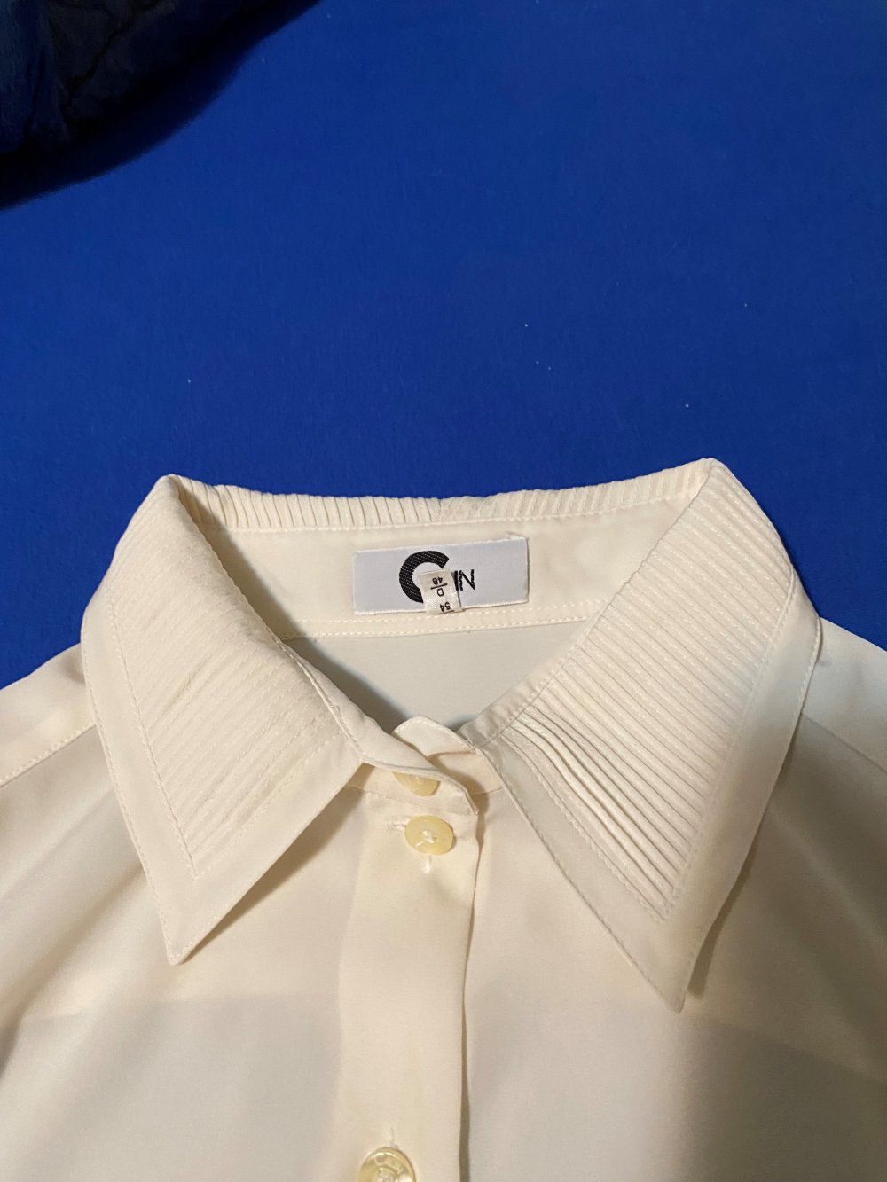 Bluse cremefarben – Größe 48 – neu und ungetragen