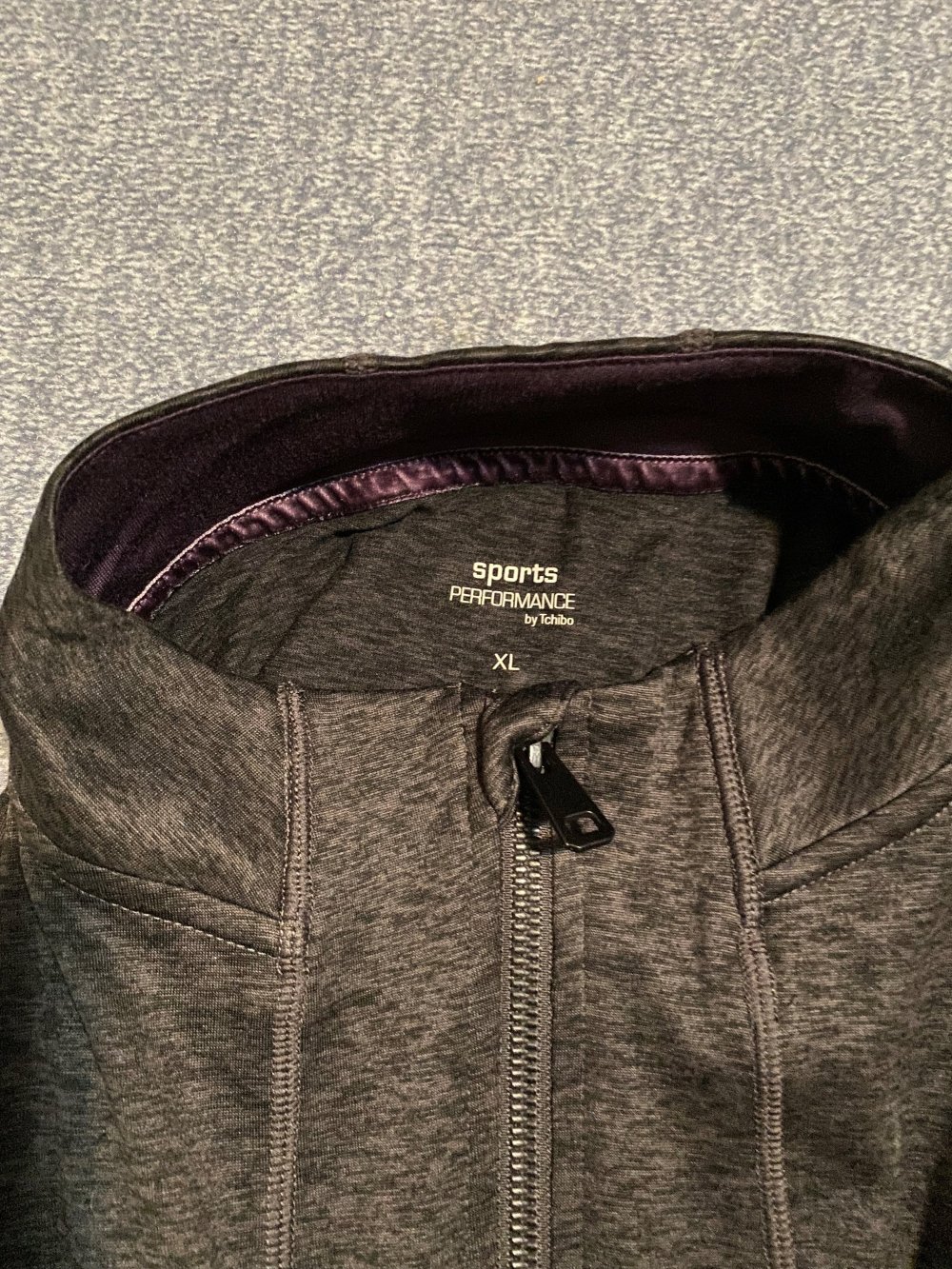 Sportjacke (sports Performance by Tchibo) Größe XL dunkelgrau – neu und ungetragen