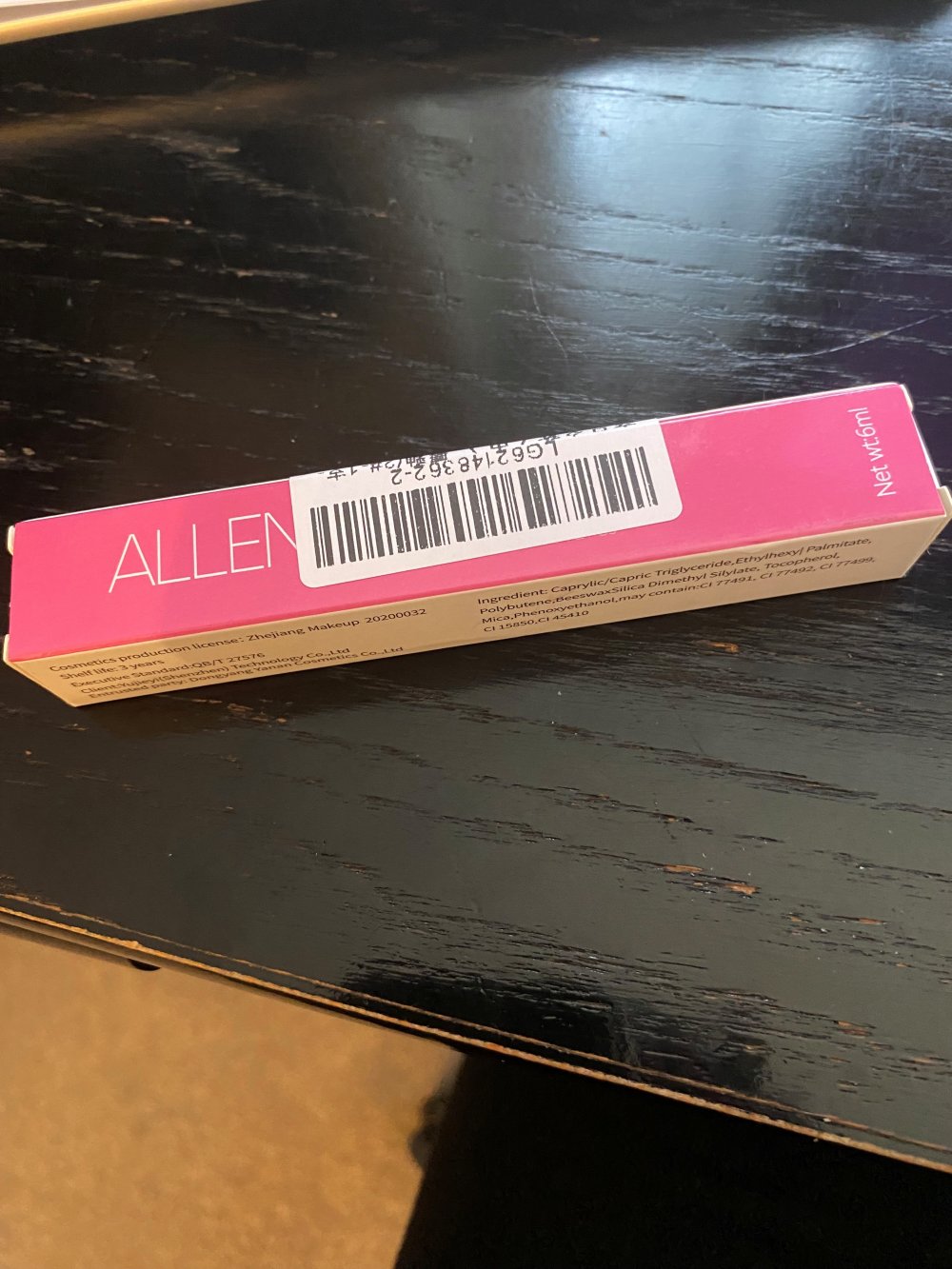 Lipgloss cremig, deckend, matt, helles kräftiges braunrot – neu und unbenutzt