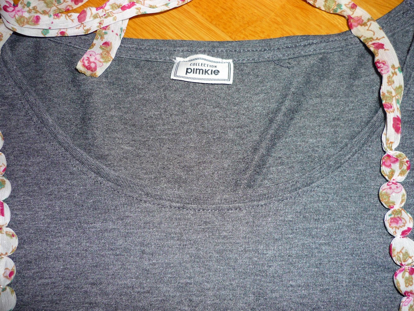 Graumeliertes Langarmshirt Basicteil Herbst