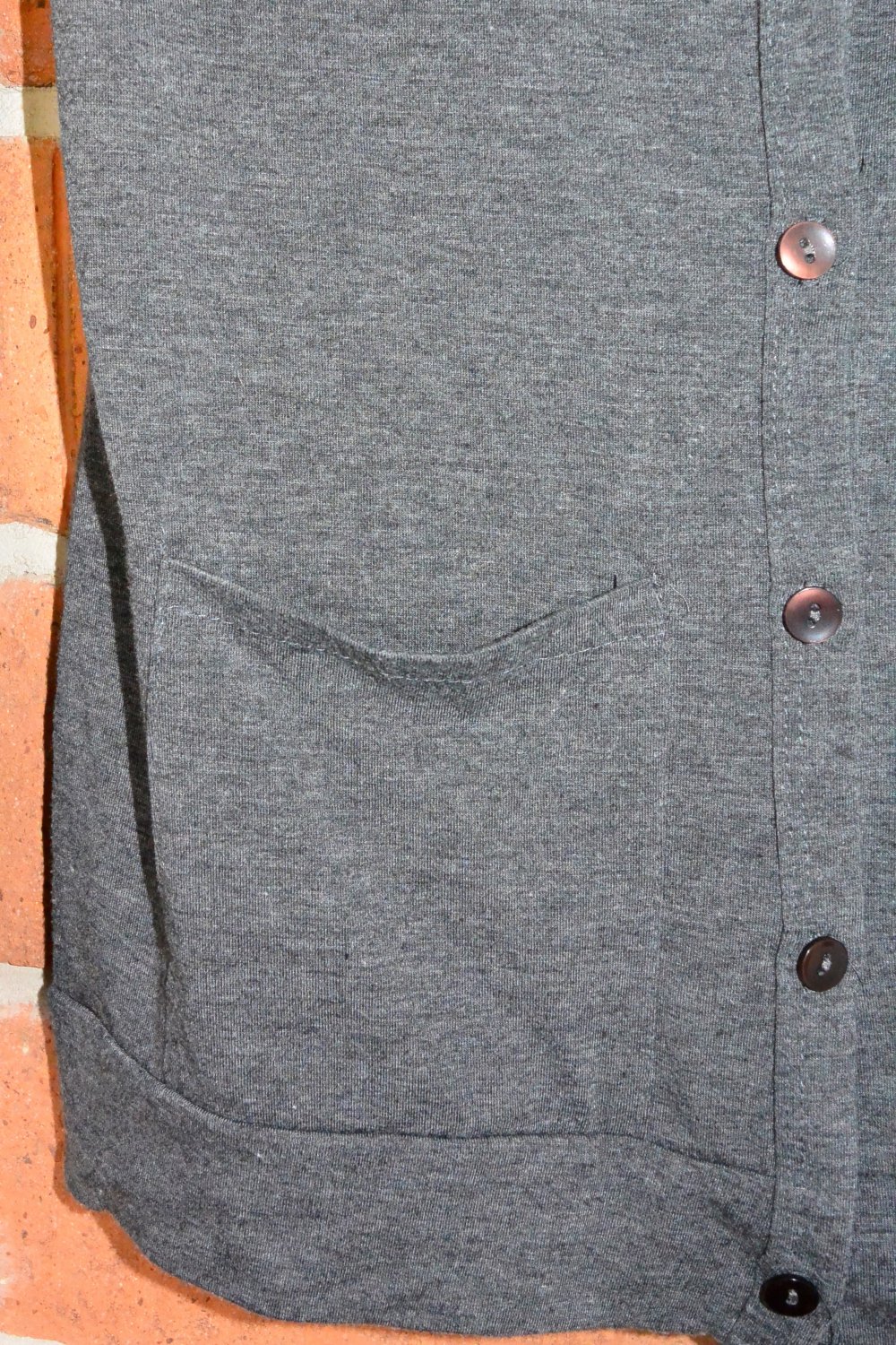 Dünnes graumeliertes Jäckchen Frühling Sommer