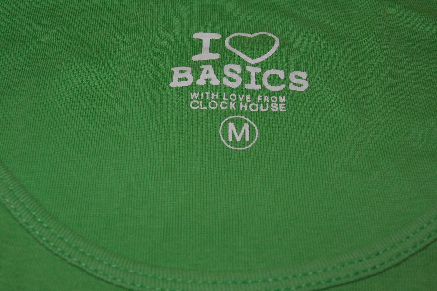 Grünes Basic Top