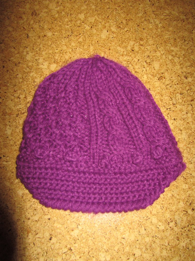 Beerefarbene Mütze Größe 56 Frühling Hippie