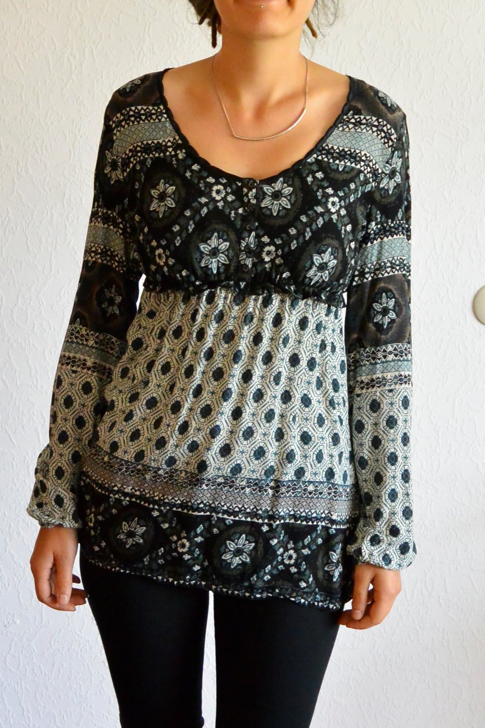 Hippie leichte Bluse Mexx Viskose