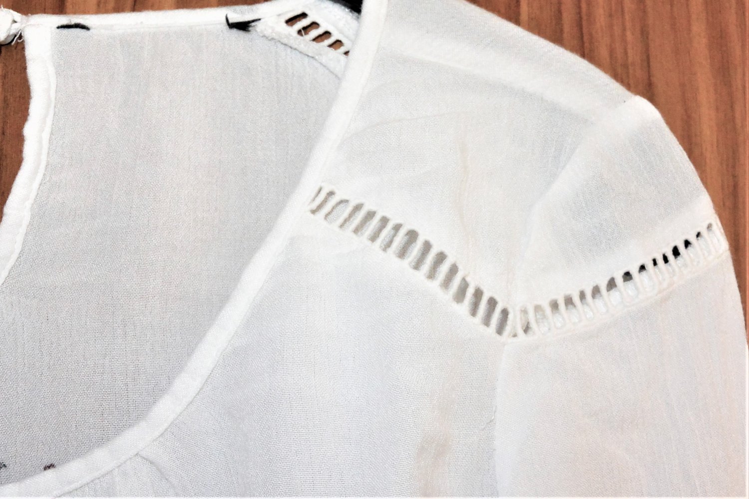 Cropbluse Hippy Boho Ethno Festival Blumen Trompetenärmel Sommer Frühling