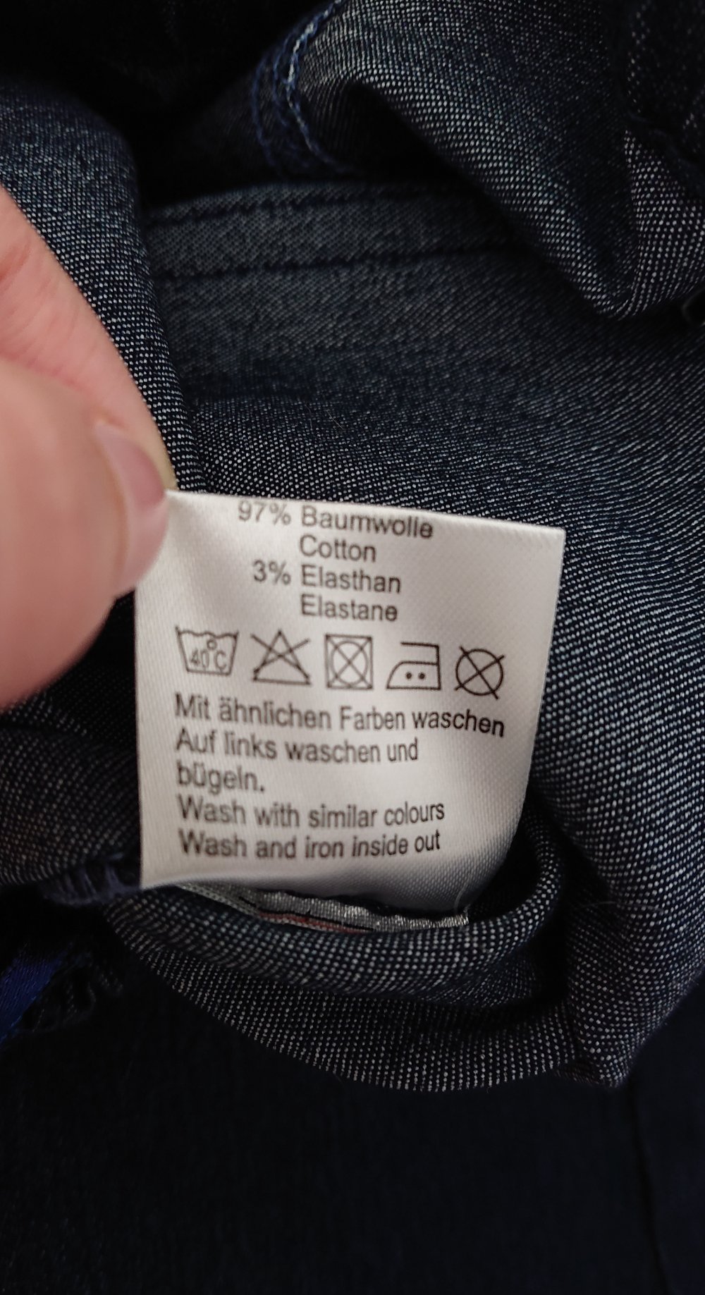 dunkelblaue Jeggings XS