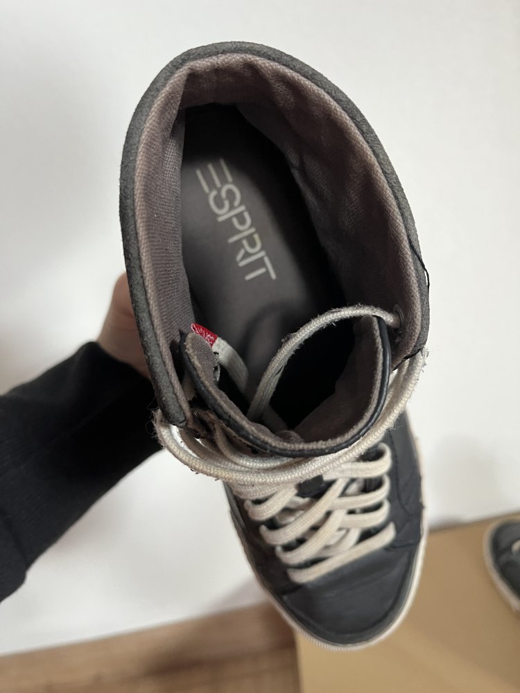 Kunstleder High-Top Sneaker