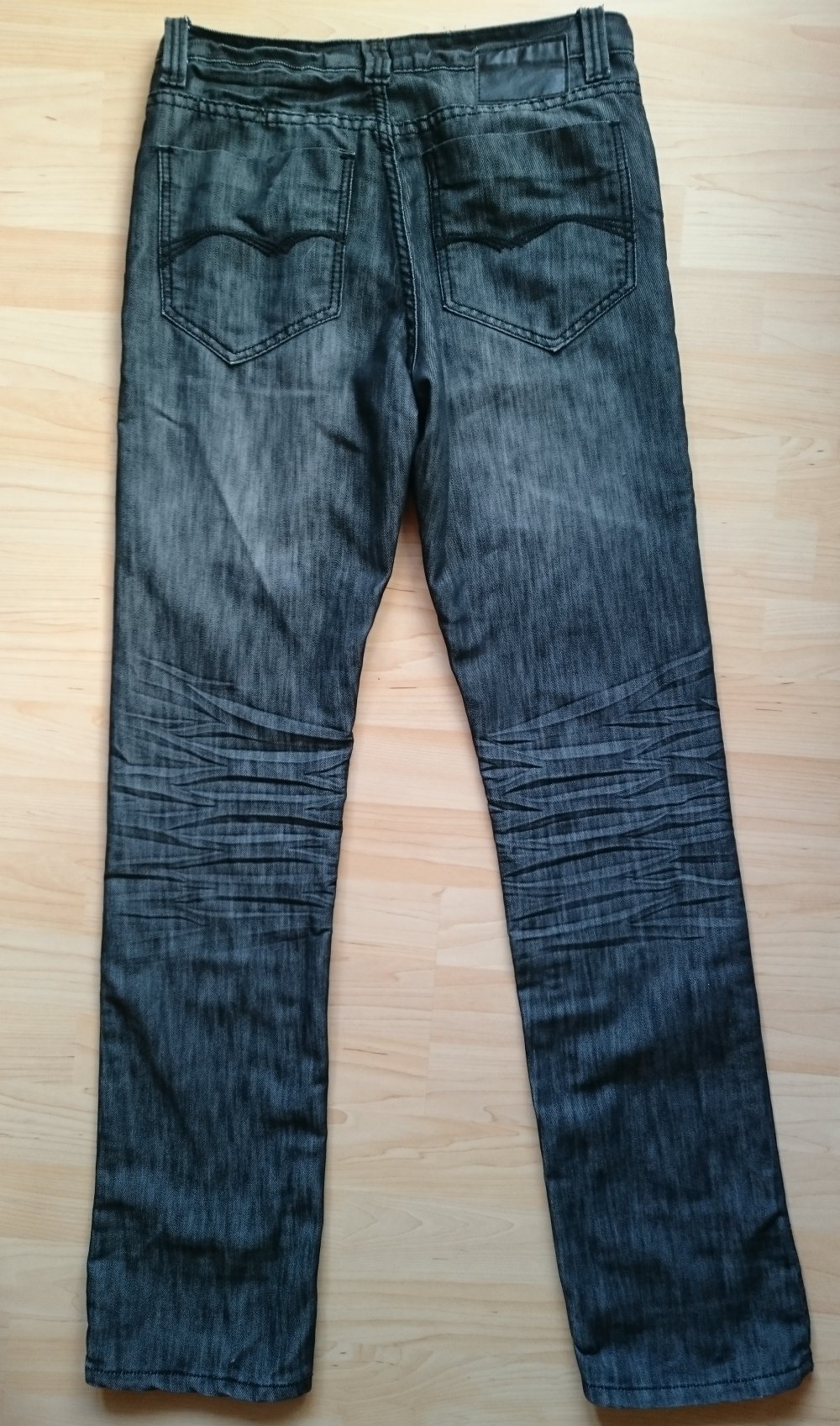 dunkelgraue Unisex Jeans W29 L34