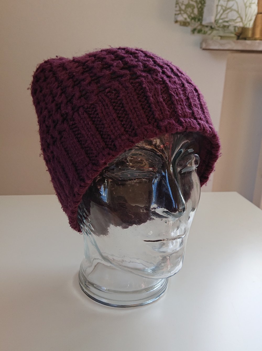 warme weiche Wollmütze