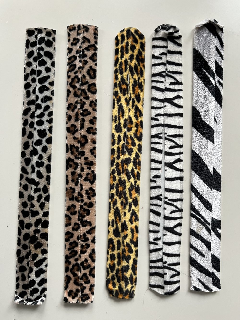 5 Snap On Armbänder mit Stoff