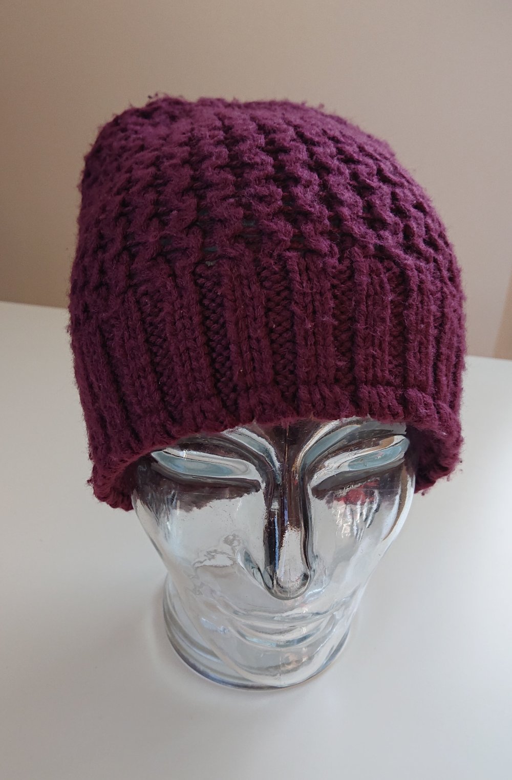 warme weiche Wollmütze