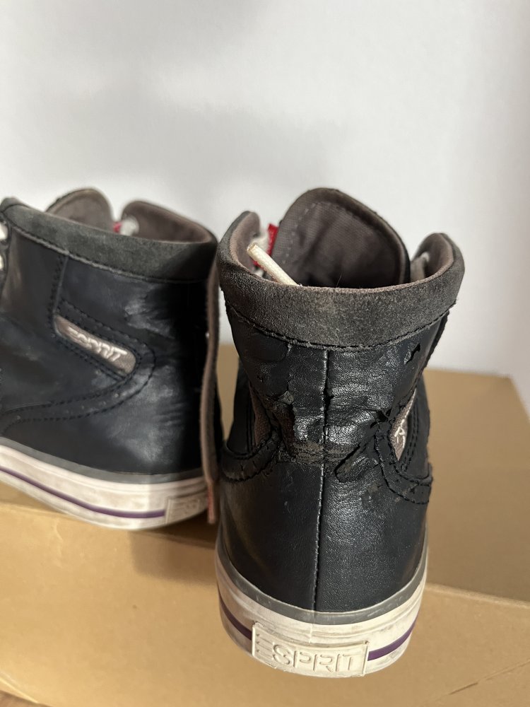 Kunstleder High-Top Sneaker