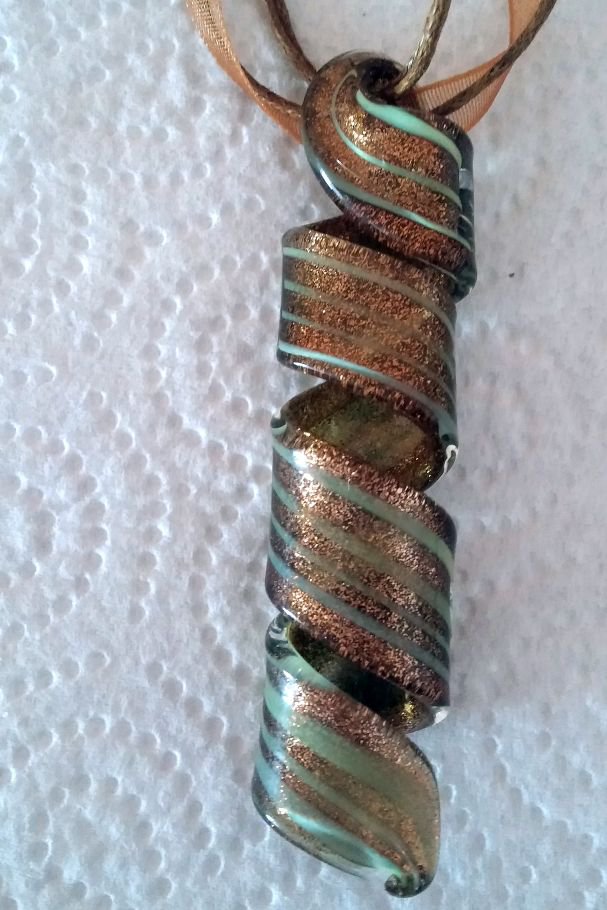 Glasanhänger Spirale