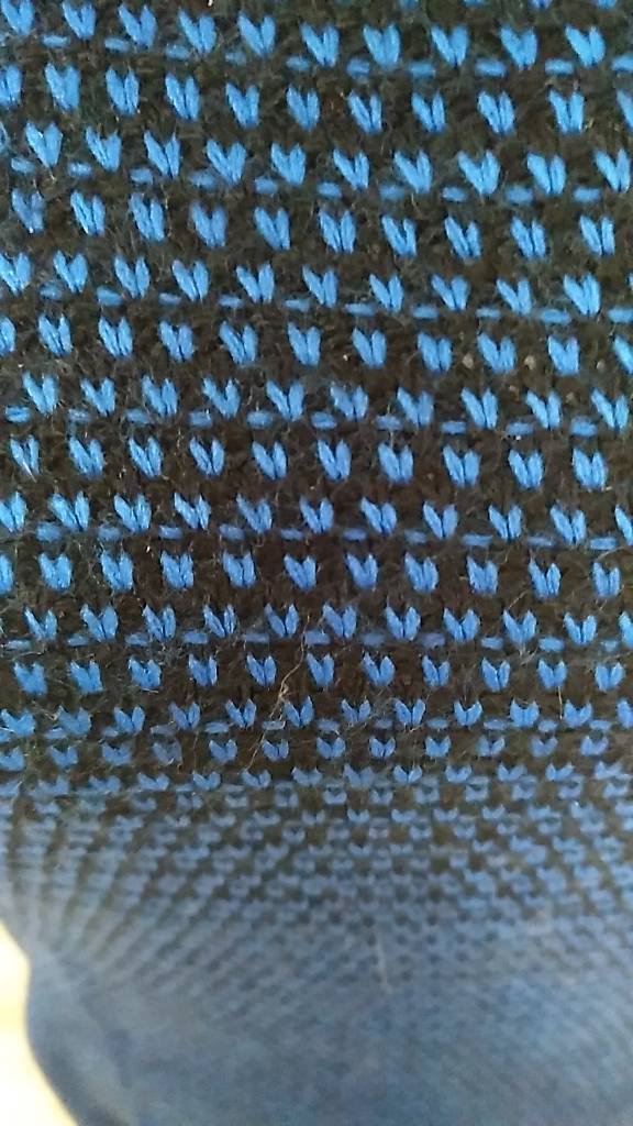 Kleid / Pullover von Bruno Banani blau-schwarz in Größe S