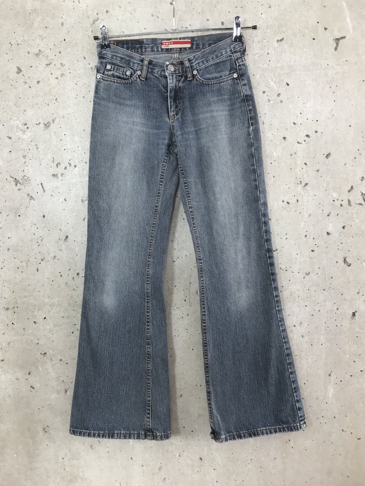 Blue Denim used look blaue jeanshose 