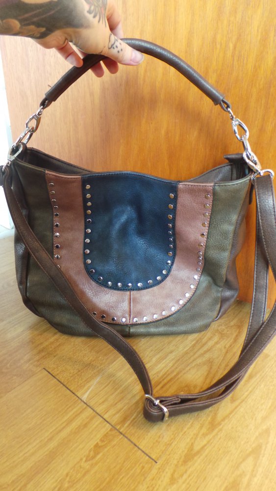 Handtasche Tragetaschen Nieten Basic Boho Umhängetasche