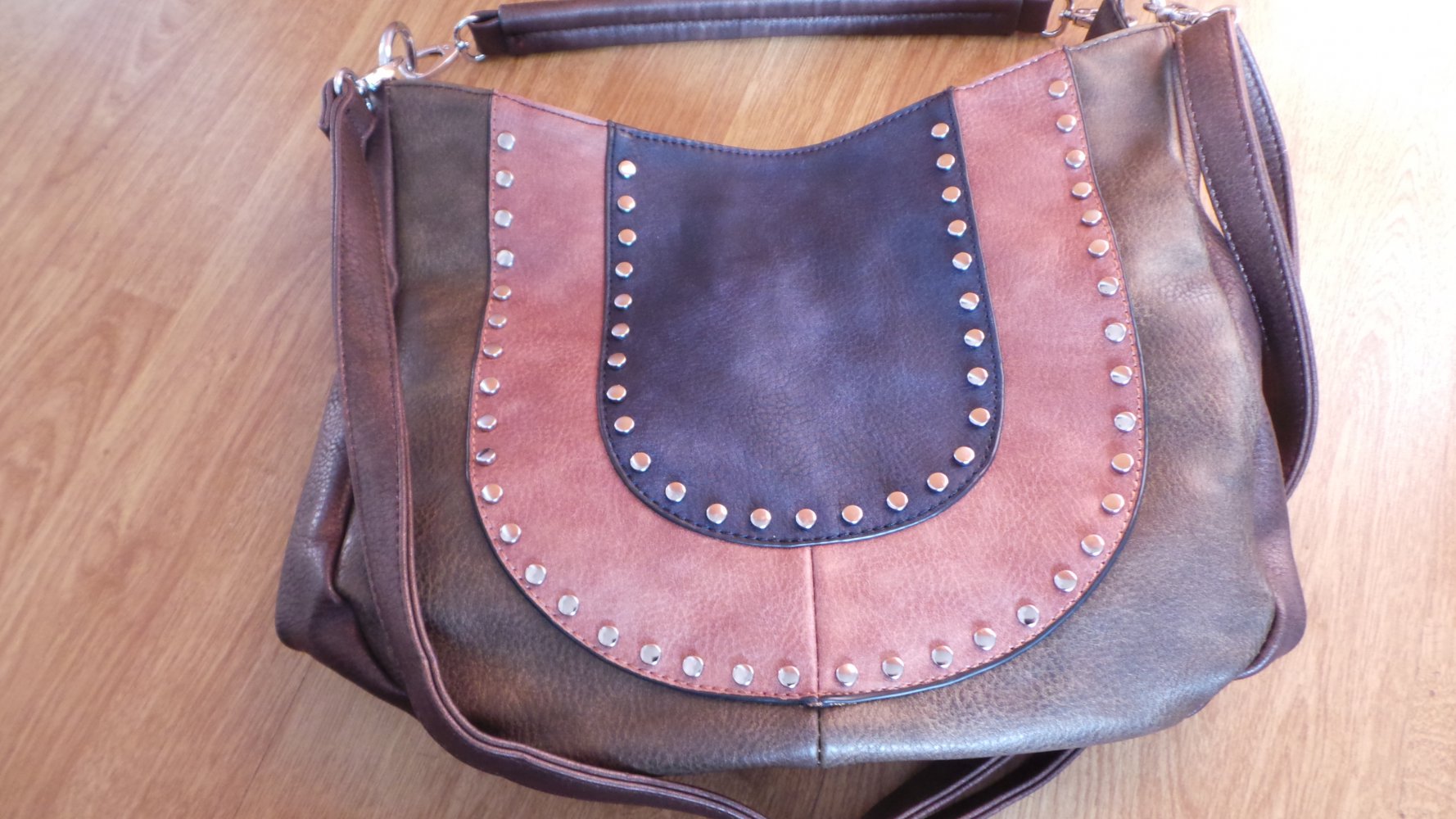 Handtasche Tragetaschen Nieten Basic Boho Umhängetasche