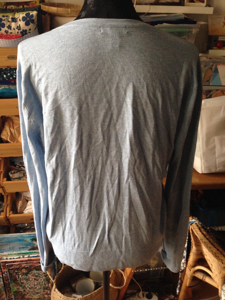 Strickjacke hellblau