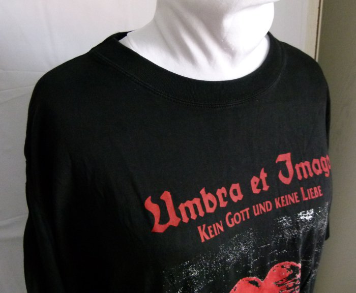 Umbra et Imago Band Shirt T-Shirt, schwarz rot, Gothic Darkwave Metal Merchandise Oversize