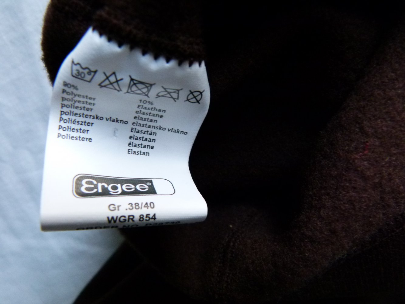 Thermo Leggings, dunkelbraun, Ergee, NEU, Winter Herbst Mori Goa Festival