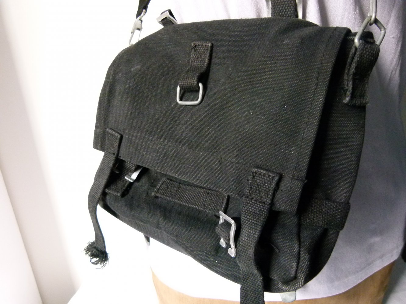 Baumwoll Umhängetasche, schwarz, Gothic Emo Punk Mori Grunge Alternative Goa Festival Metal