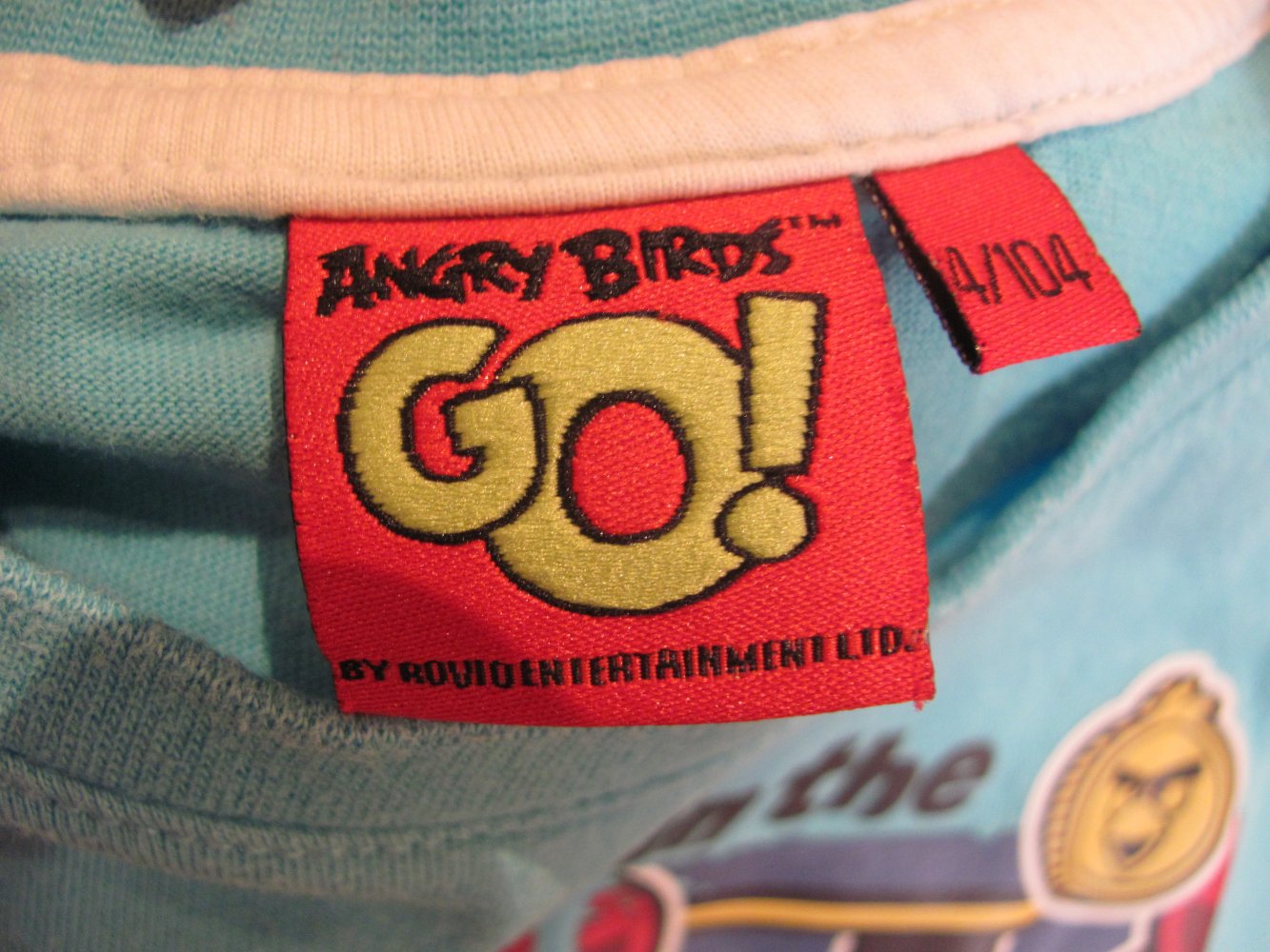 T-Shirt Größe 104 Angry Birds Kurzarm