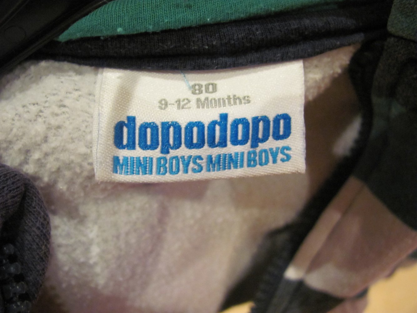 Sweatjacke Größe 80 dopodopo