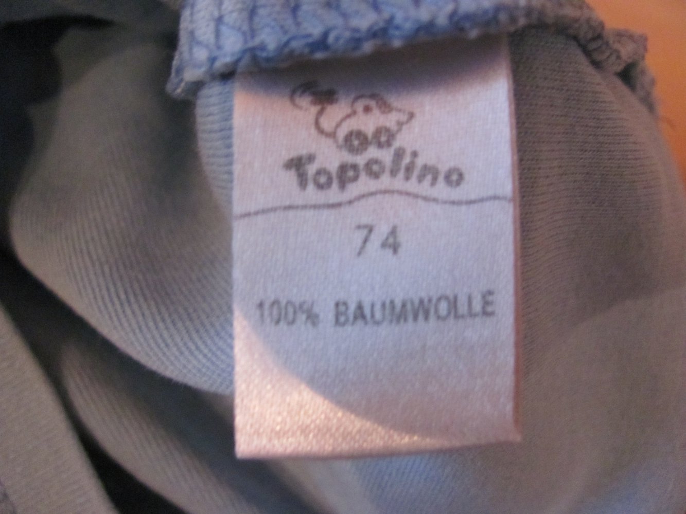 Langarmshirt Pulli Topolino Größe 74