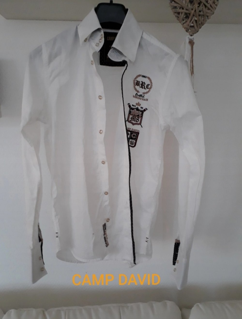 Camp David Hemd slime fit