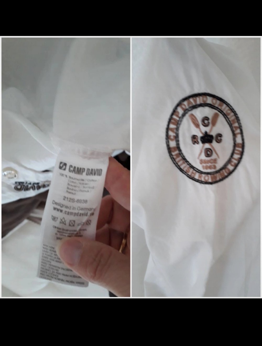 Camp David Hemd slime fit