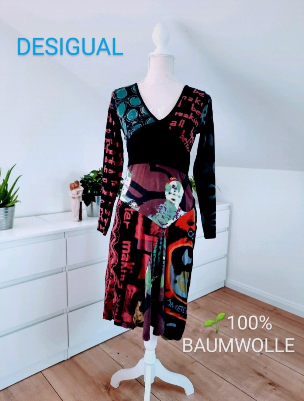?100% Baumwolle Desigual Kleid, natural,  nachhaltig,  organic,  öko, bio,