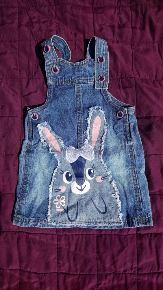 Jeanskleid Hase 74 ergee