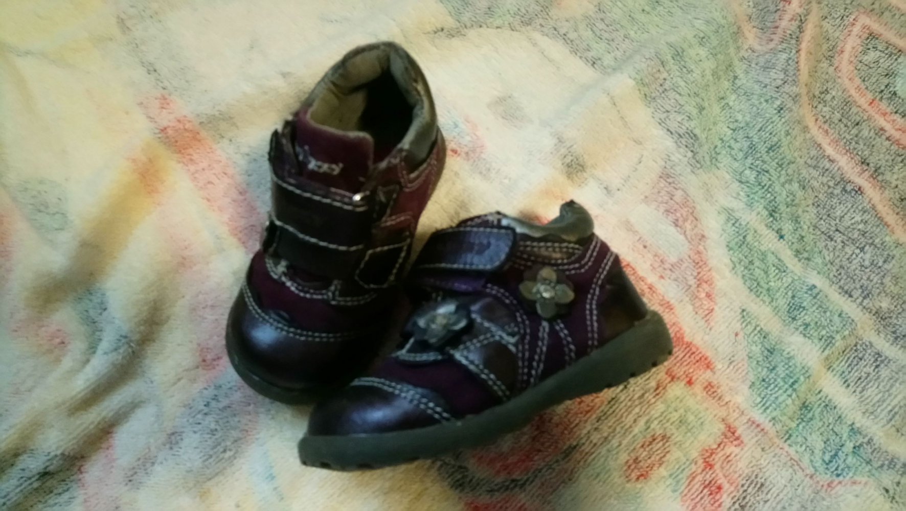 Schuhe 20 lila Halbschuhe