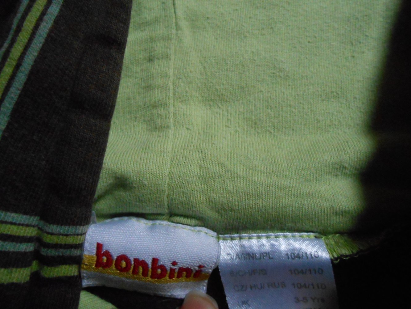 Pullover braun 104/110 bonbini