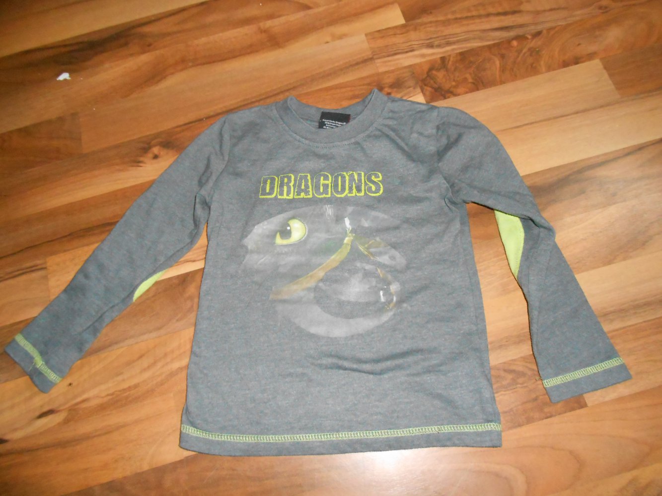 Pullover 116 Dragons Ohnezahn grau