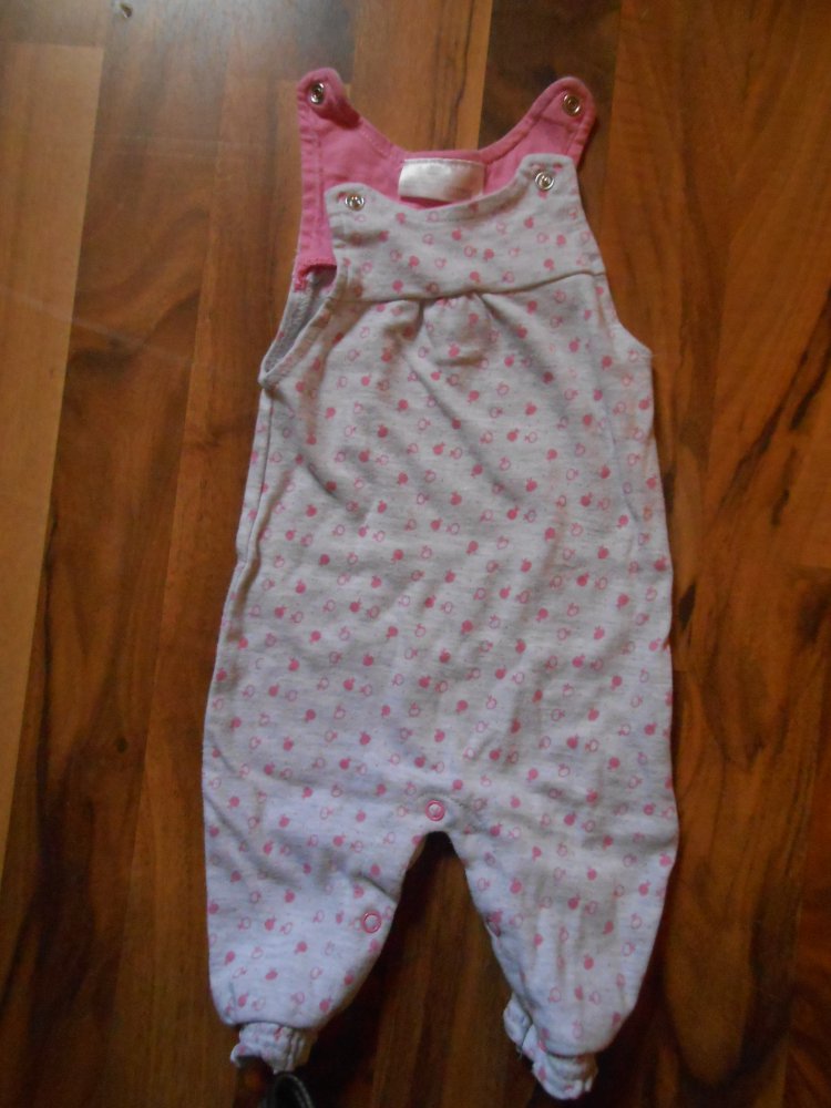 Strampler grau pink 50 ergee