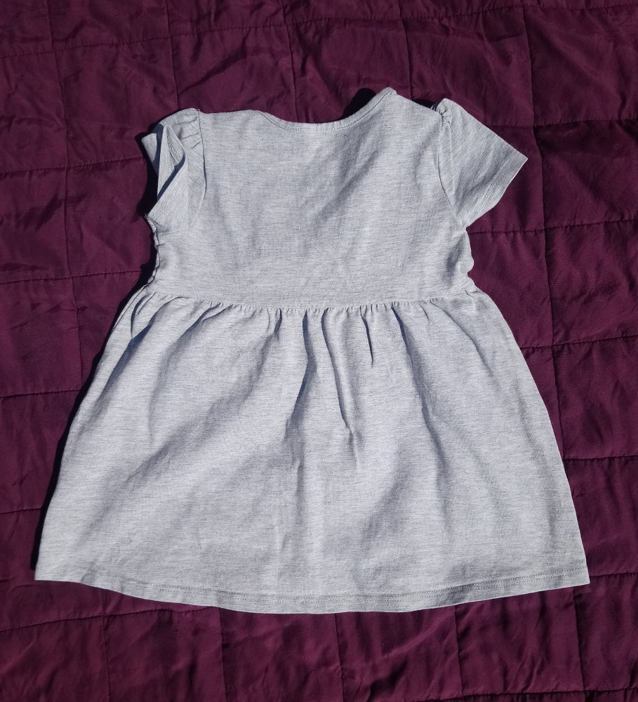 Kleid 68 grau H&M