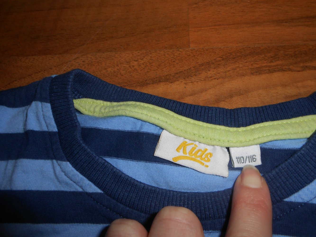 Pullover gestreift blau 110/116 Kids