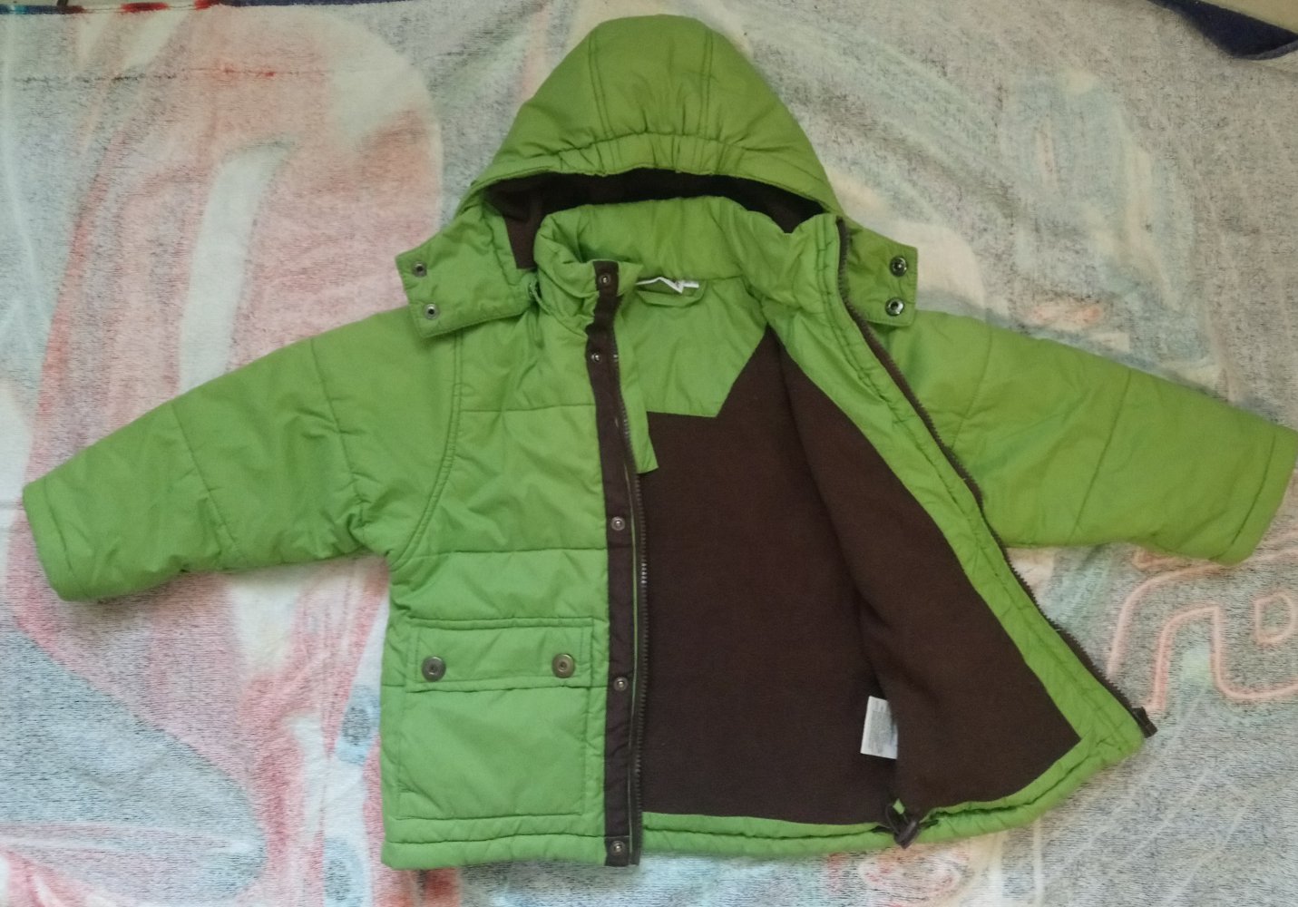 Winterjacke grün Kinderbutt 86/92