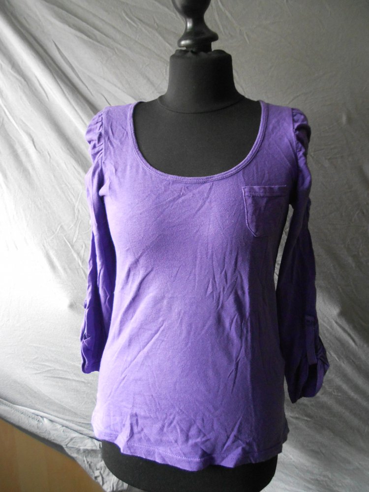 lila Pullover Fishbone S