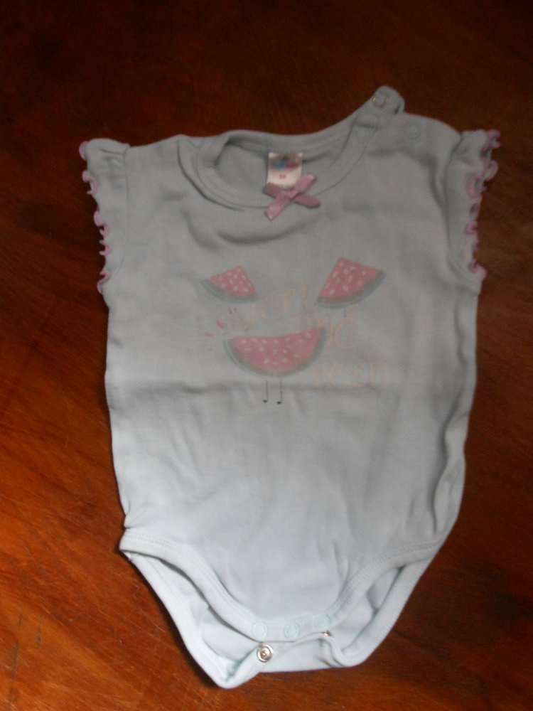 Body türkis 56 topomini kurzarm Melone