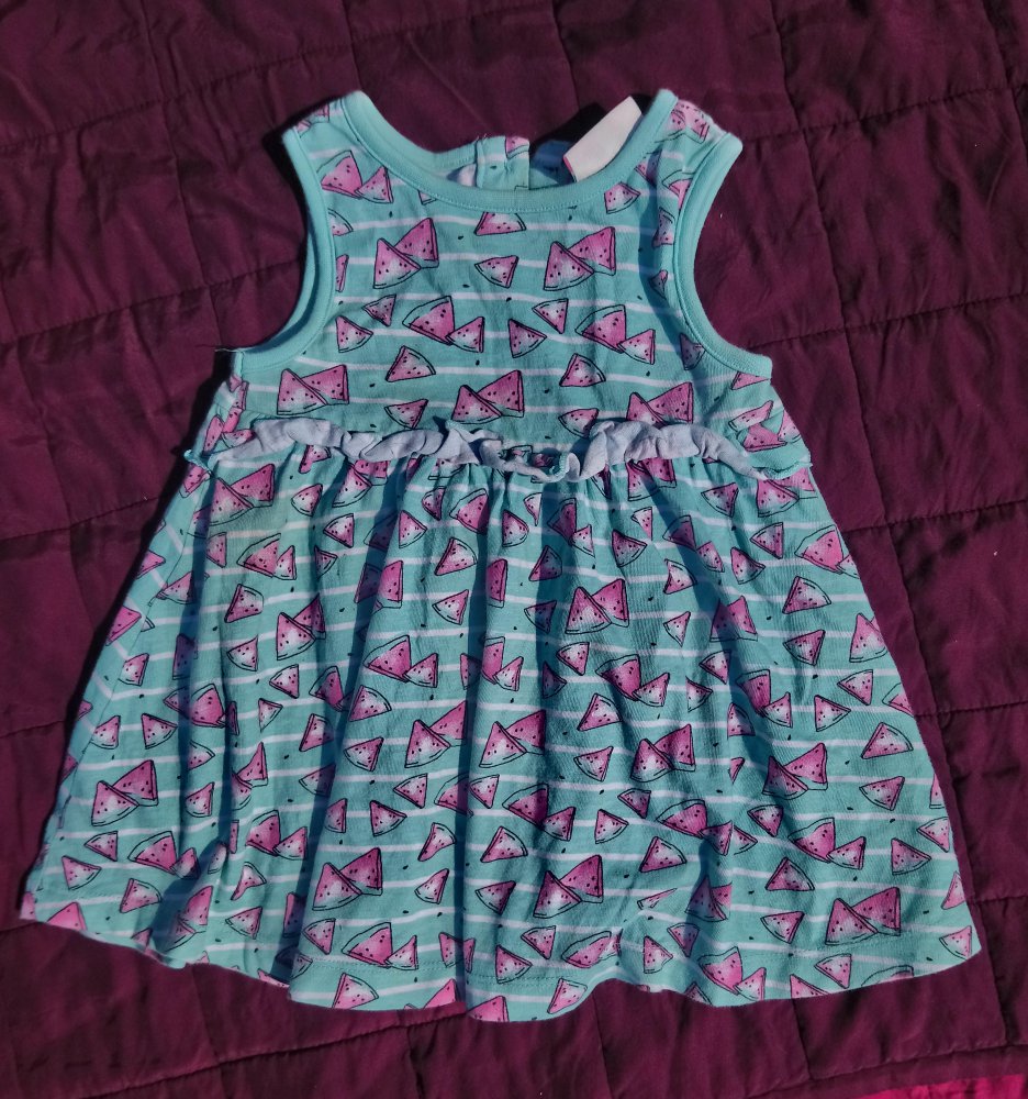 Kleid türkis Melone topomini 74