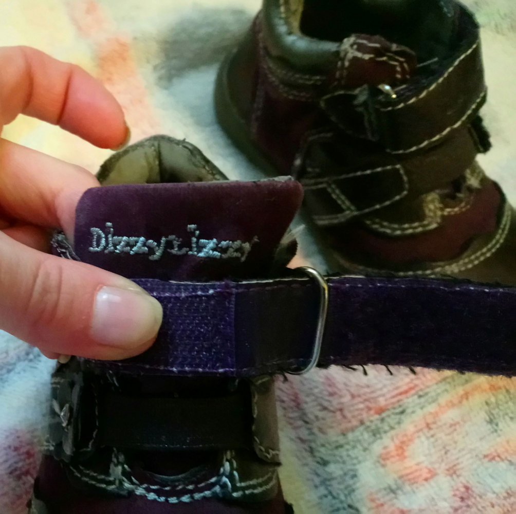 Schuhe 20 lila Halbschuhe