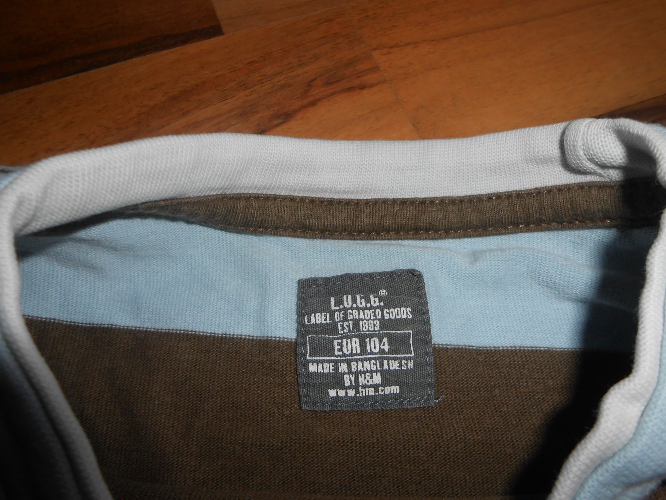Pullover blau braun H&M 104
