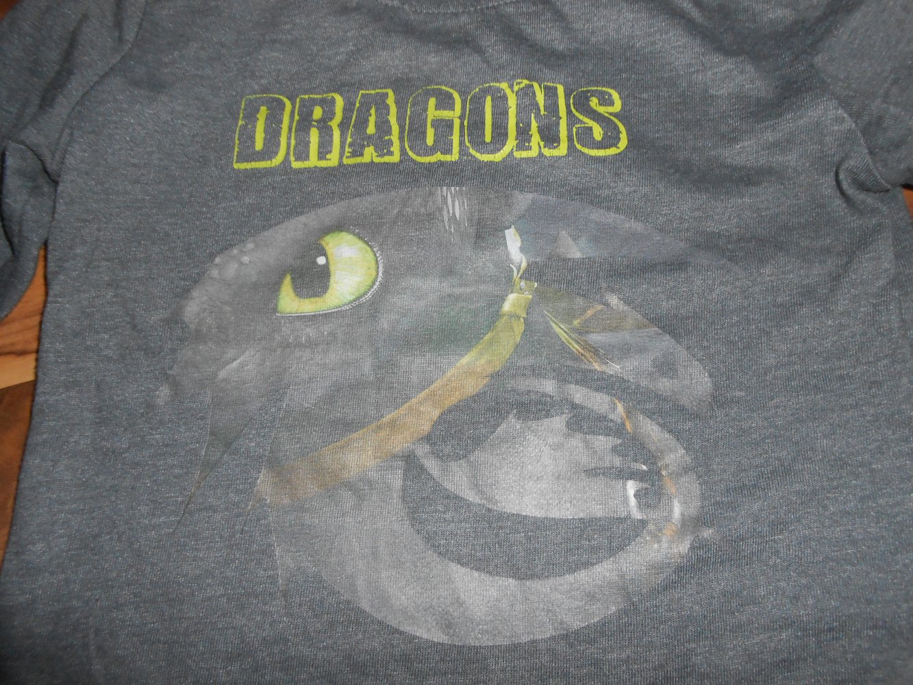 Pullover 116 Dragons Ohnezahn grau